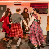 Polish-Scottish Ceilidh w Aberdeen. Taniec i wspólne świętowanie