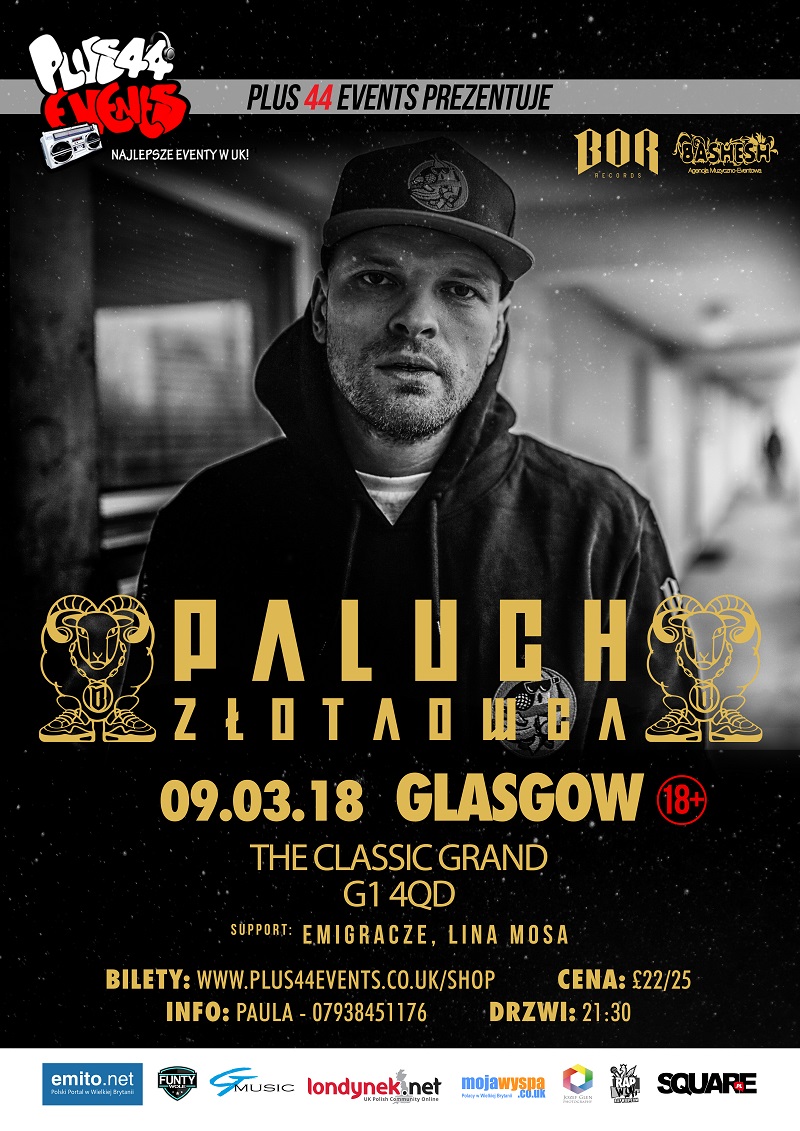 Koncert Palucha. Plakat