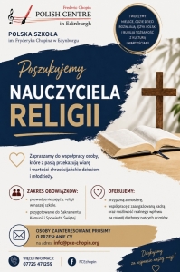 Praca dla nauczyciela Religii