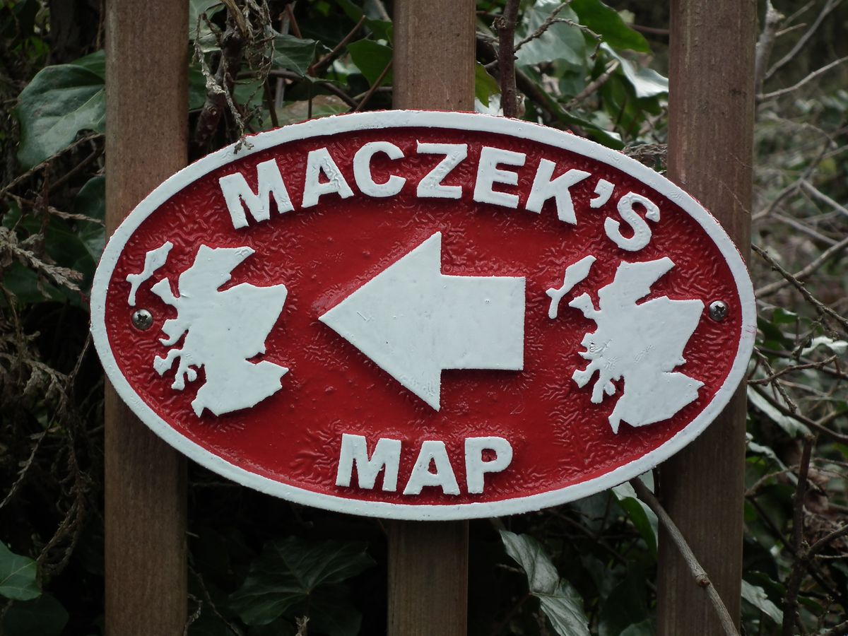 Wielka Mapa Szkocji gen. Maczka 